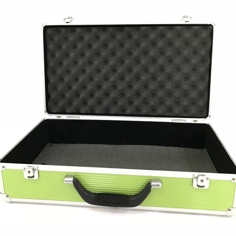 铝合金仪器箱 303通用手提万能箱 绿色小工具收纳箱厂家直销