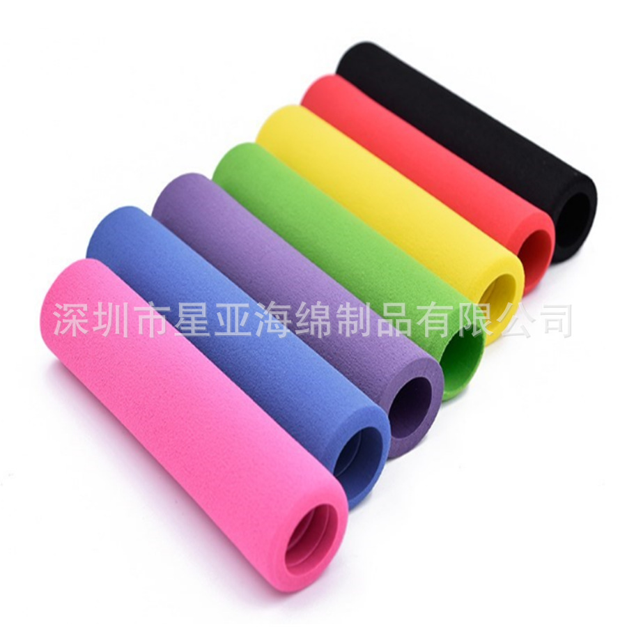 深圳星亚海绵供应自拍杆橡塑手把套 健身器材橡塑护套