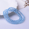 Organic sapphire bracelet, natural water, crystal, ice imitation