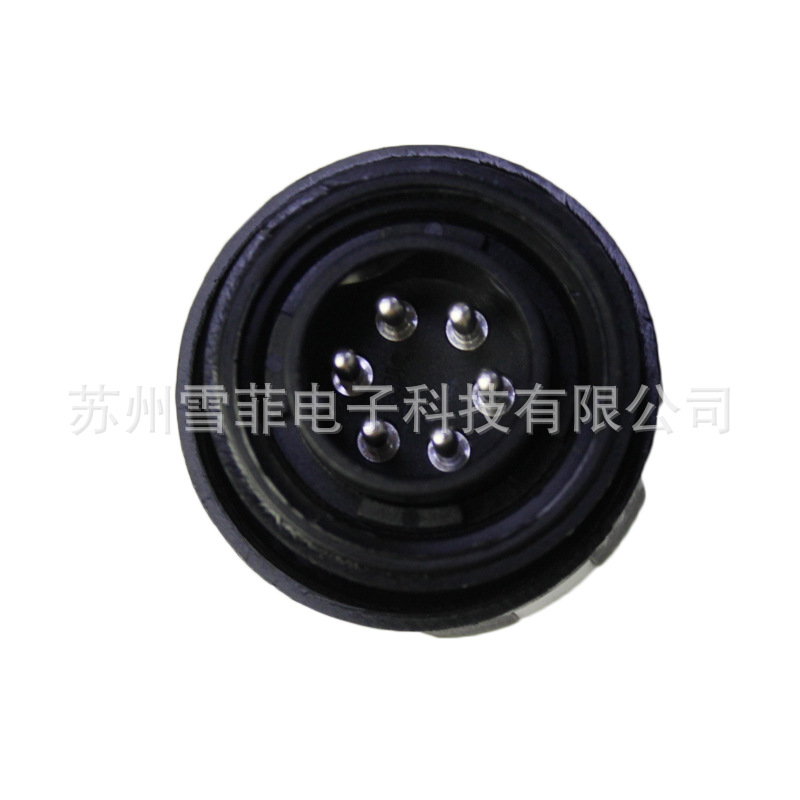 多米诺喷码机配件 6 针插头（公插）13503适用于多米诺品牌喷码机