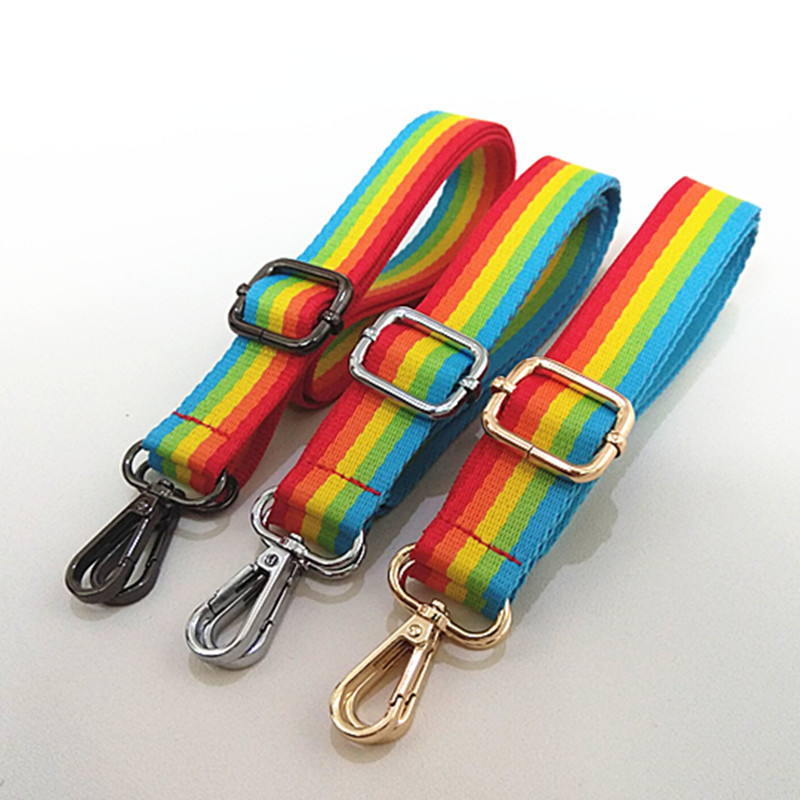All Seasons Nylon Rainbow Sling Strap Bag Accessories display picture 5