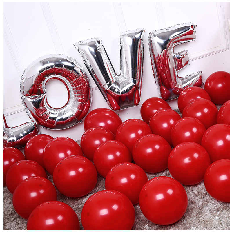 12寸乳胶圆形气球2.8克加厚气球 8号圆形婚庆派对节日气球