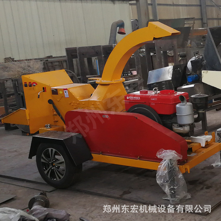 直销树枝粉碎机 柴油式园林枝条粉碎机 小直径林木粉碎机