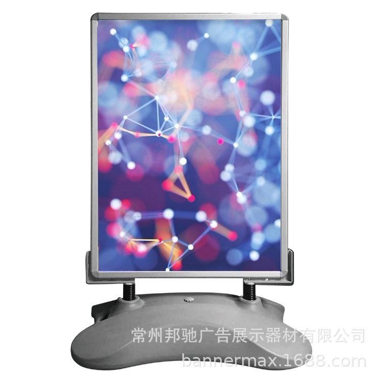 注水牌，泵岛移动广告位，注水海报架 ，户外移动广告牌