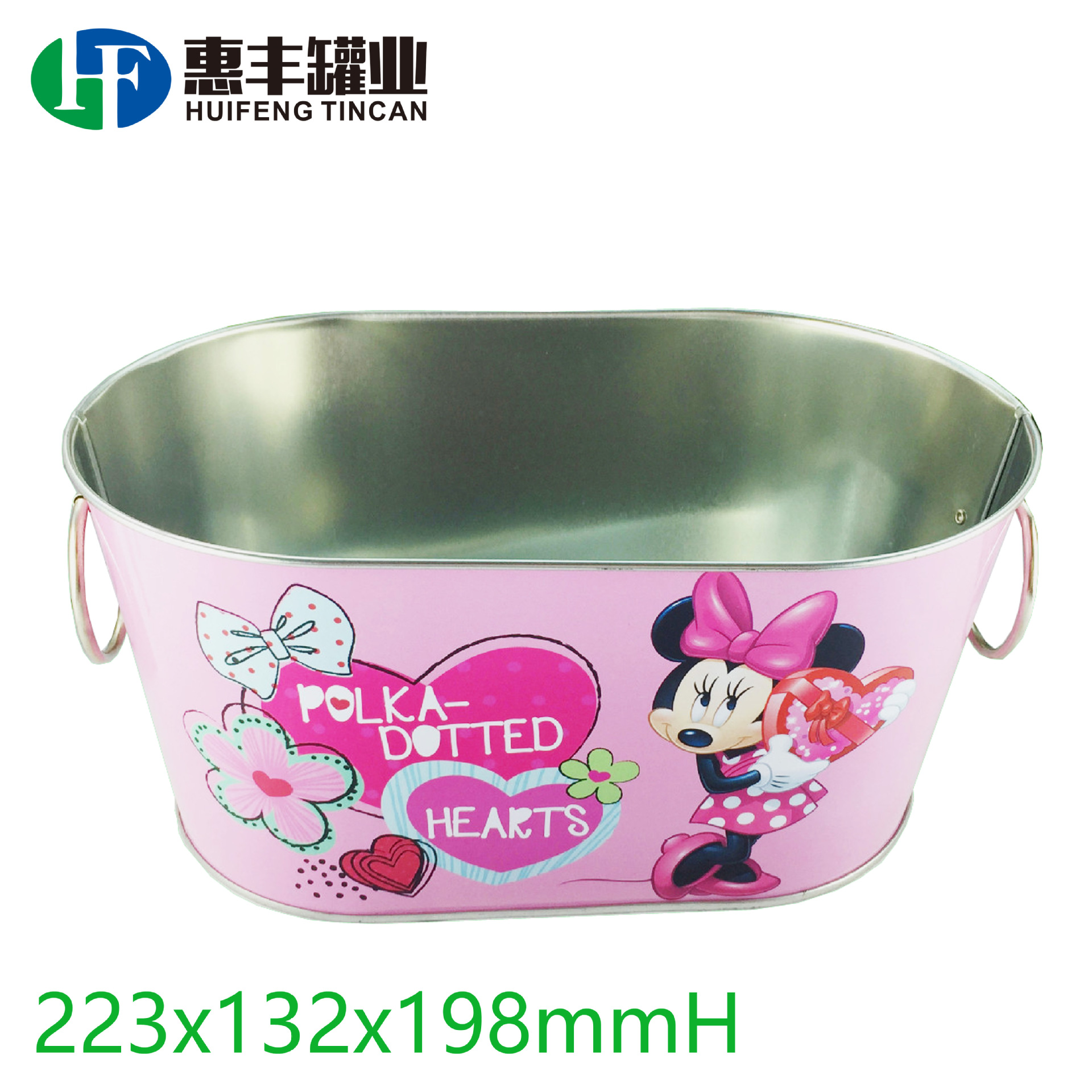 生产定制椭圆形铁桶 酒吧啤酒冰桶 镀锌铁桶 礼品糖果铁桶铁罐厂