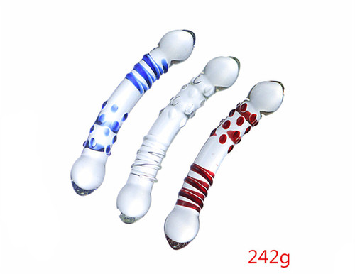 Female rear bead glass anal plug tail small penis fairy stick anal plug masturbation device sex toy