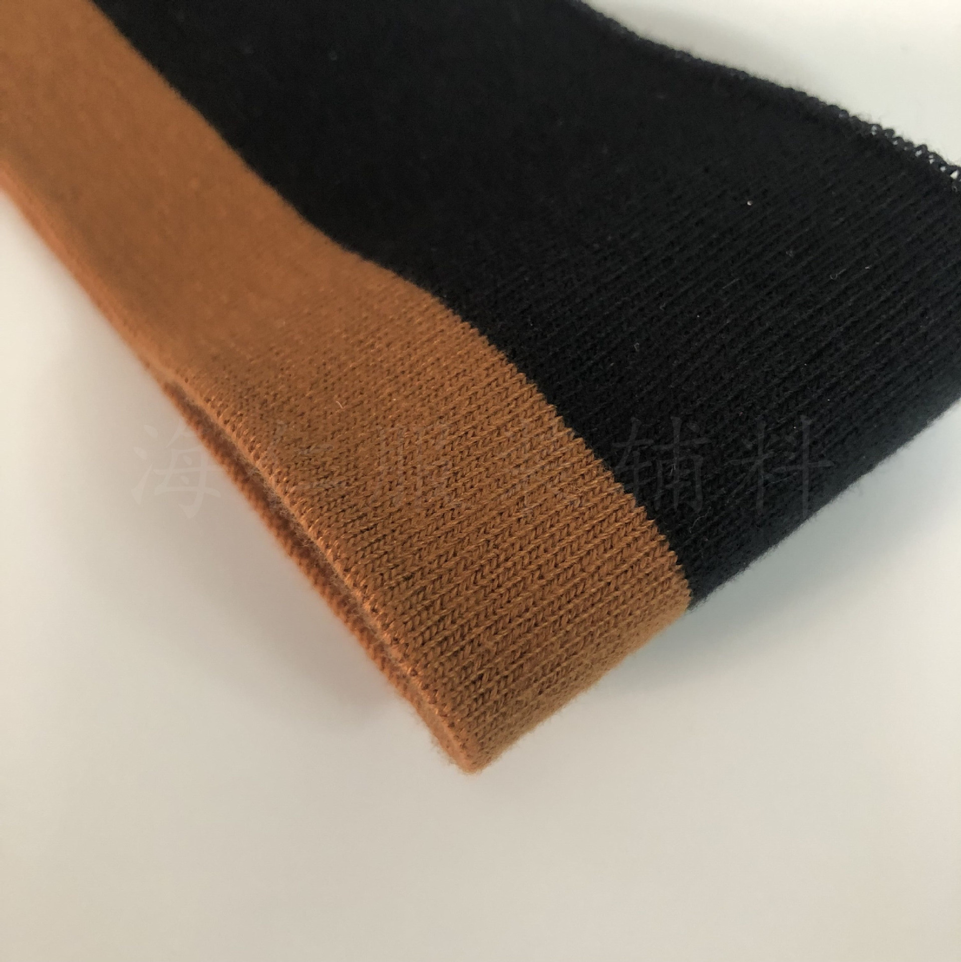 厂家直销1X1纯棉弹力针织罗纹布 横机袖口螺纹下摆衣领子服装辅料