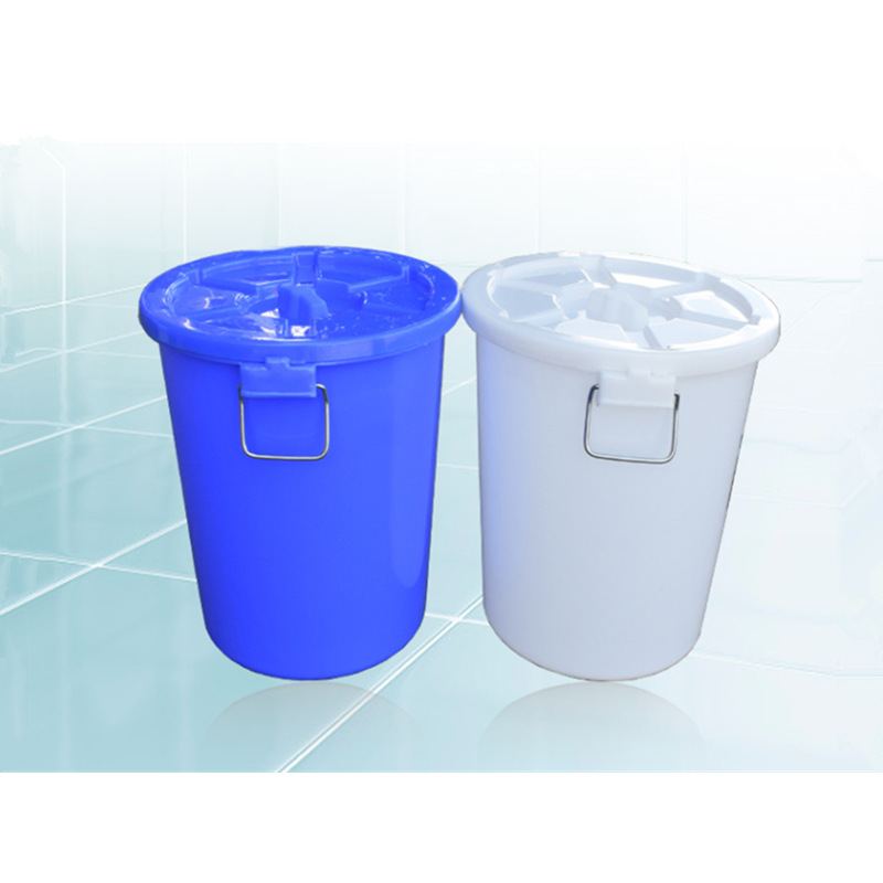 圆头厂家供应食品级塑料大白桶65L升加厚储物桶工厂专用垃圾圆桶