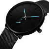 Quartz fashionable men's watch for leisure, simple and elegant design