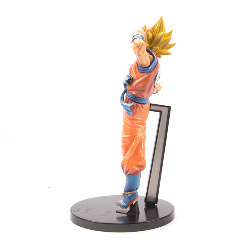 Anime Dragon Ball FES Super Saiyan Sun Wukong modelo hecho a mano PVC caja muñeca adornos