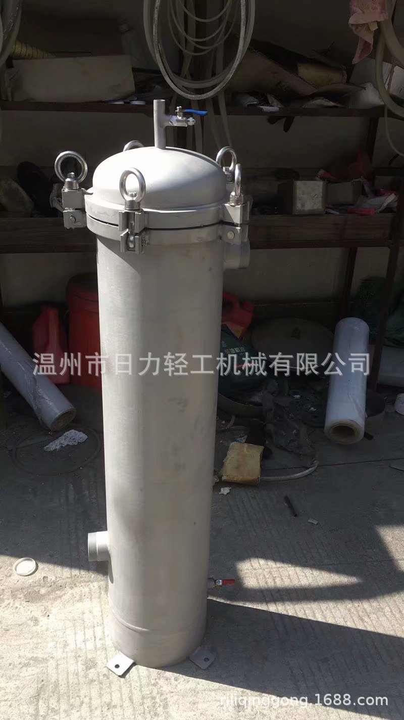 不锈钢法兰式2号袋式过滤器