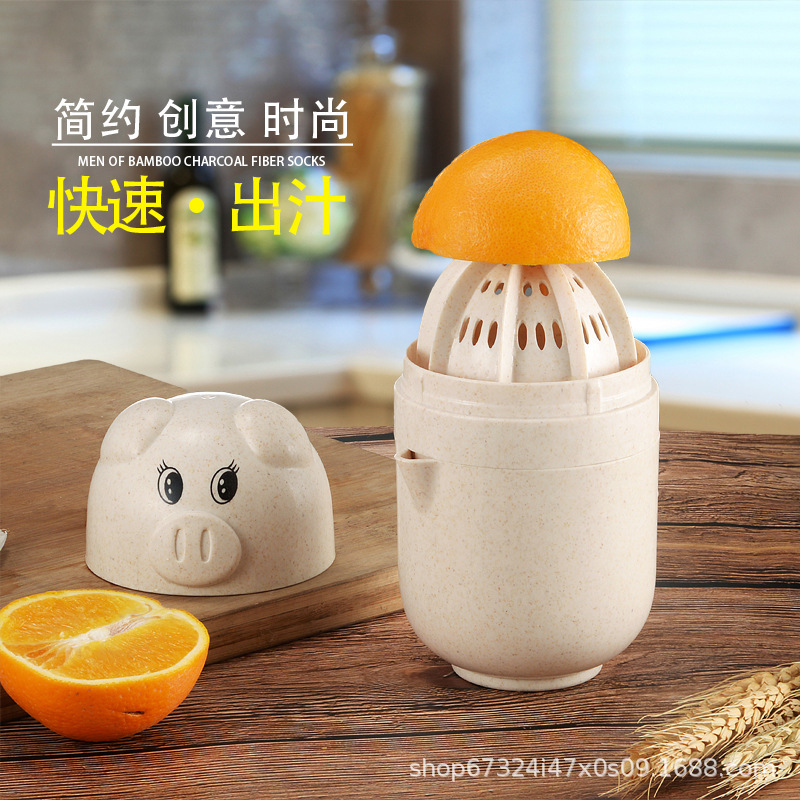 2019 Piggy Juicing Manual Presses Disinfection Juicer Mini Complementary food Juicer household small-scale Juicing