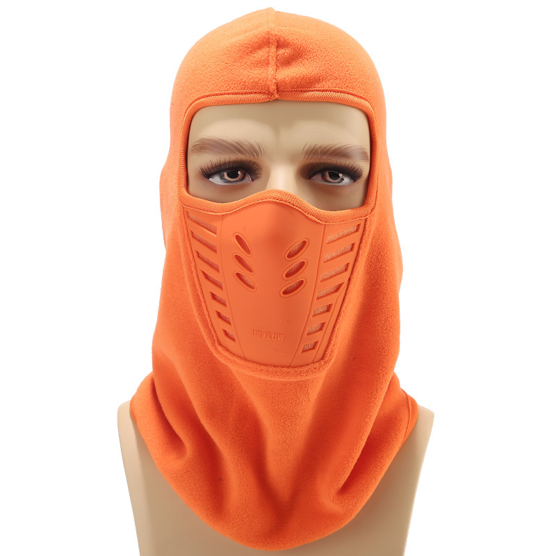 Pulover din fleece polar, mască de toamnă și iarnă pentru exterior, căciulă de călărie, protecție pentru față, căciulă rezistentă la frig și căciulă caldă_voghion.com