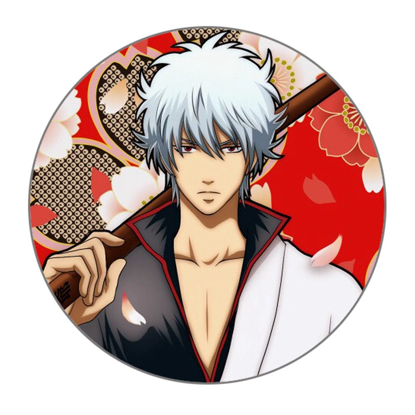 Аниме держатель для телефона, рамка Gintama, ленивый держатель, несколько вариантов, серебристый