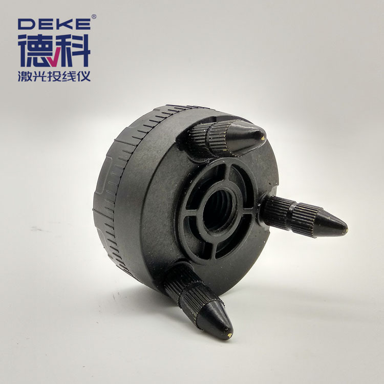 德科水平仪360度带迷你腿旋转转盘专用底座激光高精度找平水准仪