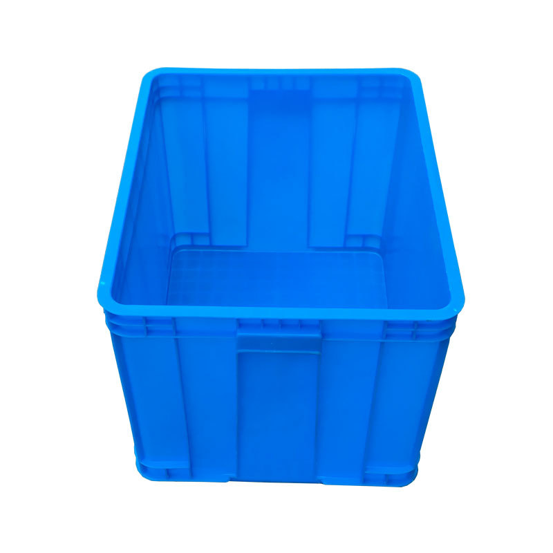 批发560-390 塑料箱 外径600*500*400 塑料周转箱 五金电子胶框