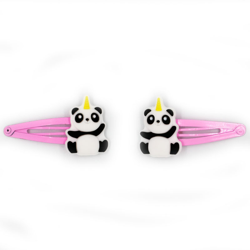 Fashion Panda Pvc Epoxy Hair Clip 1 Piece display picture 2