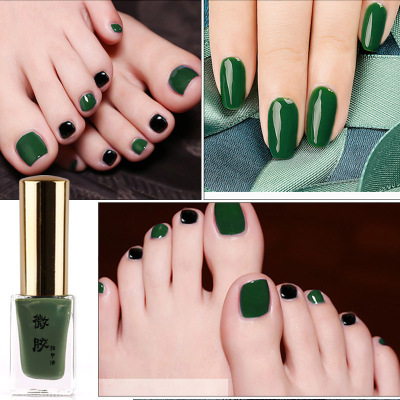 新款快幹免烤微膠指甲油 持久不可剝油性指甲油美甲油廠家直銷12M