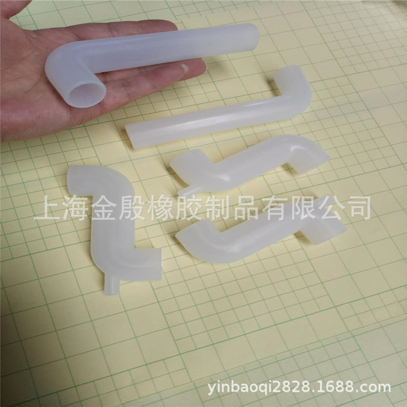供应各种饮水机硅胶弯管食品级橡胶弯管S形L型U型90度橡胶管