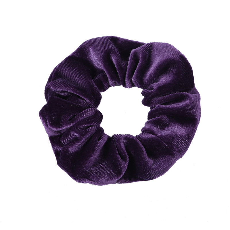 Korean Velvet Gold Velvet Large Intestine Hair Ring Head Flower Wholesale display picture 35