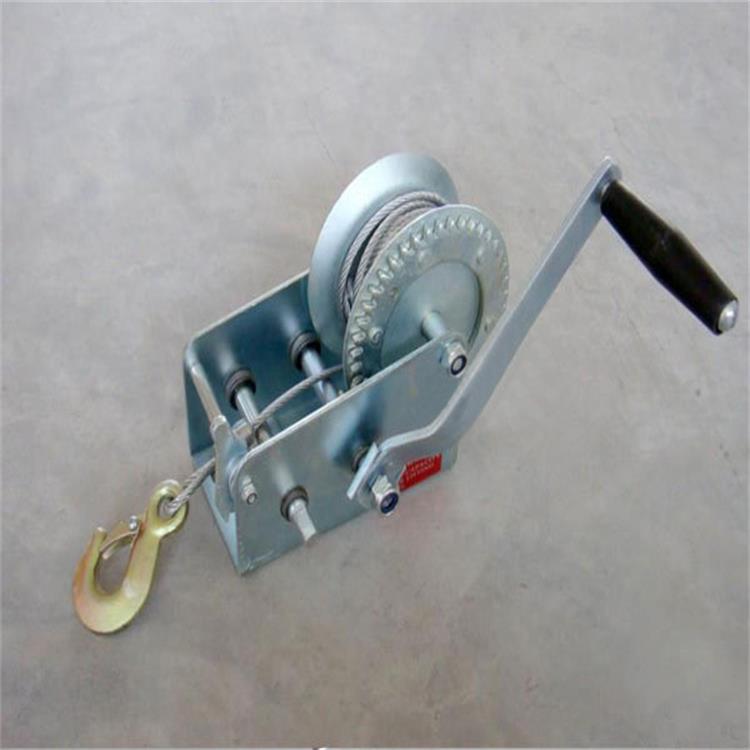 手动绞盘手摇小型卷扬机起吊起重小型葫芦吊机钢丝绳拖车游艇绞车