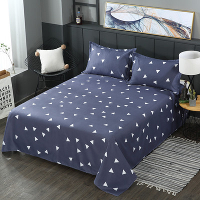 禦珊家紡磨毛床單蘆荟棉學生宿舍單件床單跨境跑江湖地攤禮品床單