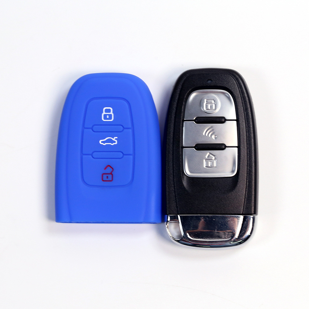 For Audi A6L RS6 RS7 silicone key case R8 S8 key case RS5S4 remote control case Silica ge