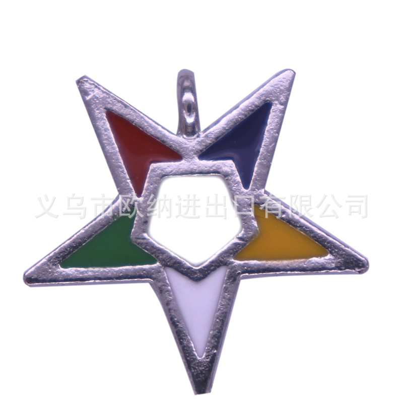 Aliexpress ebay Best-selling Alloy Oriental Star diy Jewelry Pendant OES Star of David Pendant Wholesale
