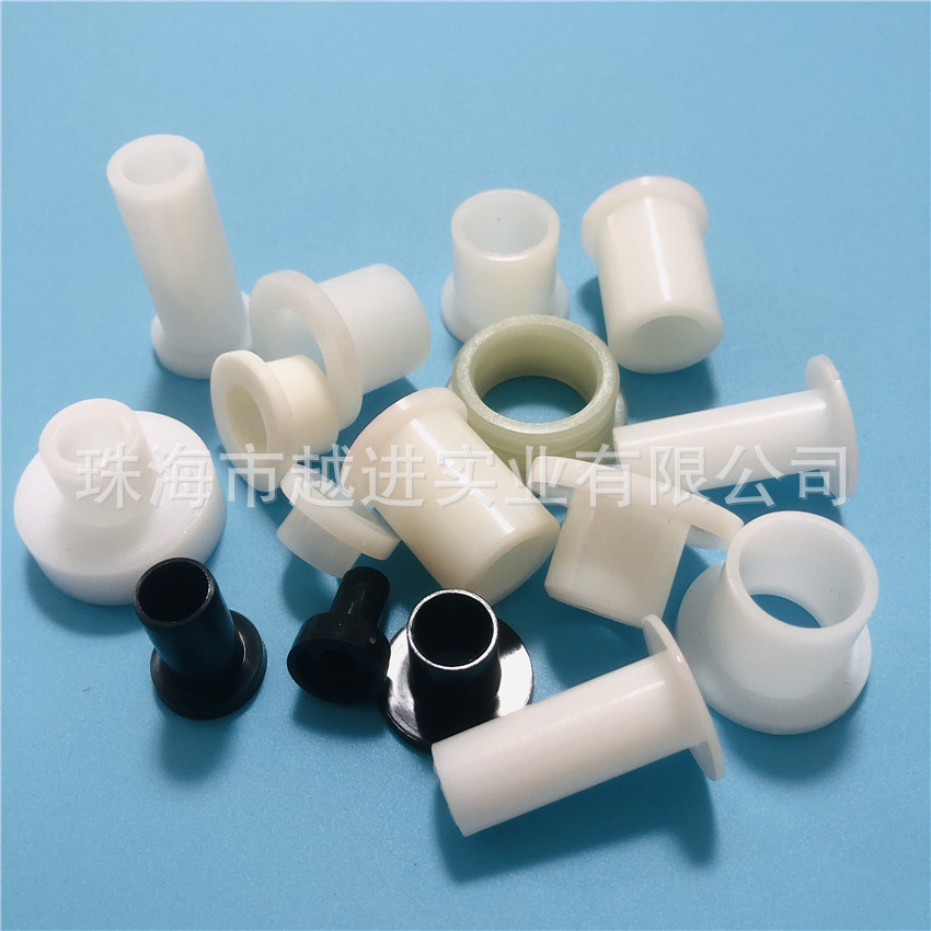 厂家批发 塑胶空心隔离柱 绝缘尼龙T型轴套 耐磨POM直通柱