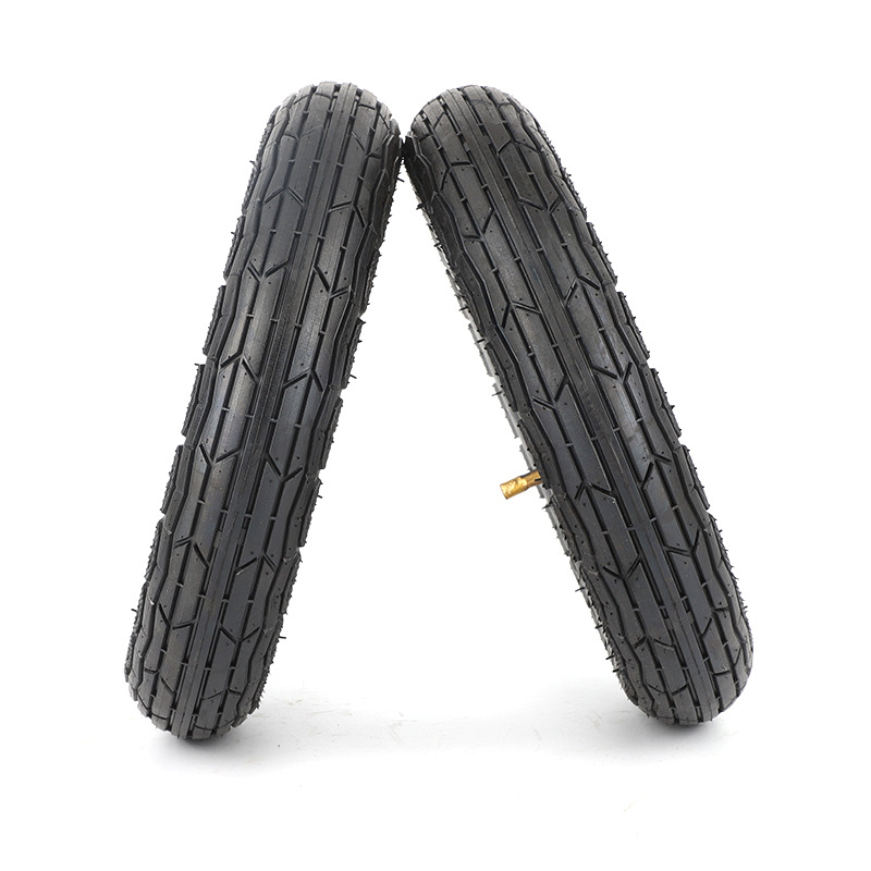 耐磨轮胎儿童小型电动滑板车轮胎54-152充气轮胎内外胎10X2加厚