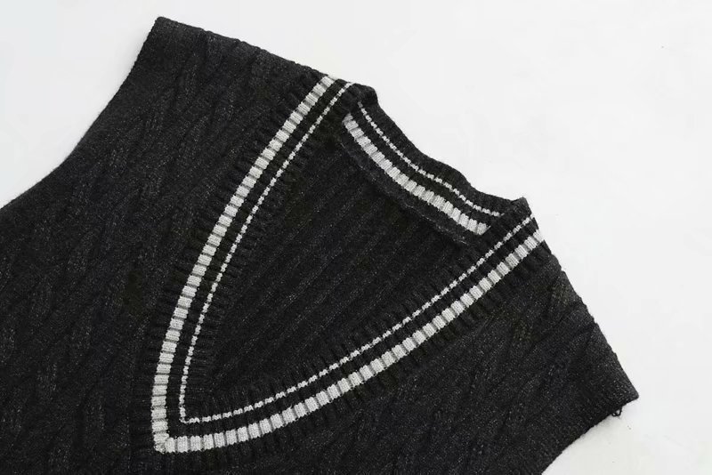 Gilet femme en Mélange de fibres chimiques - Ref 3317215 Image 4