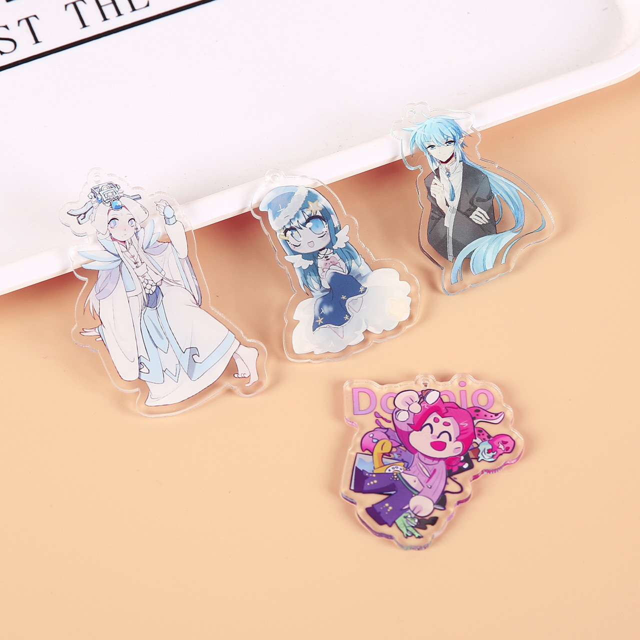 acrylic double-sided cartoon keychain
