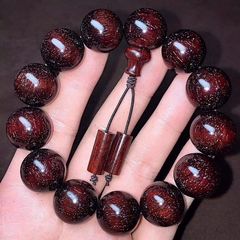 African small leaf Zitan beads men's retro antique cultural jewelry bracelet, wooden handicrafts wholesale manufacturer