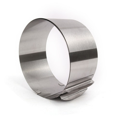 Stainless steel round expandable mousse ring adjustable mousse cake ring DIY baking mold