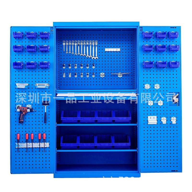 一品重型工具柜 车间重型工具储物柜 五金工具零件存放层板工具柜