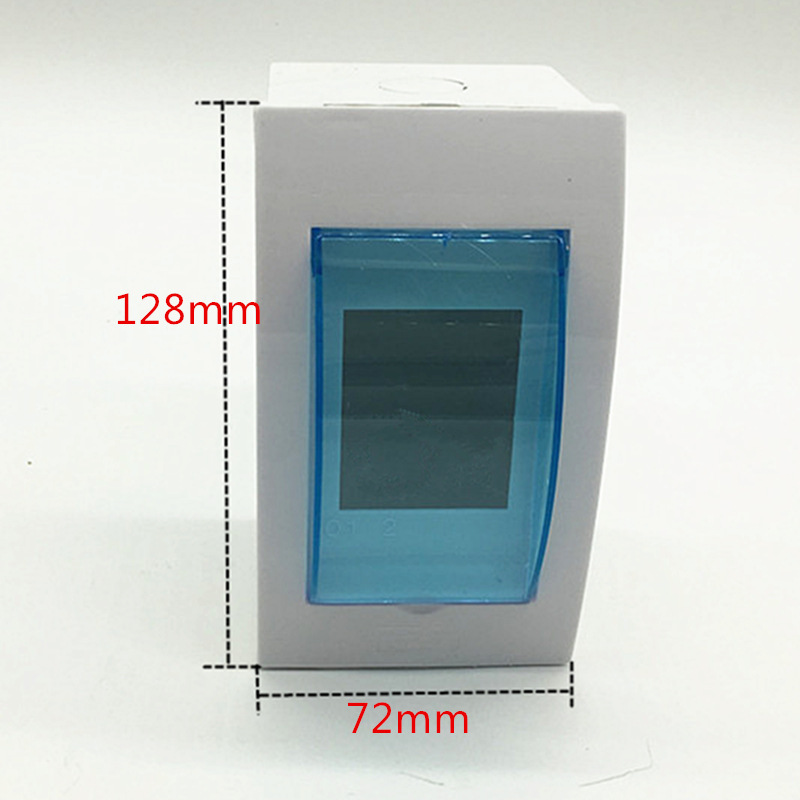 全塑料2位空气开关保护盒明暗装 2位空开盒断路器安装盒