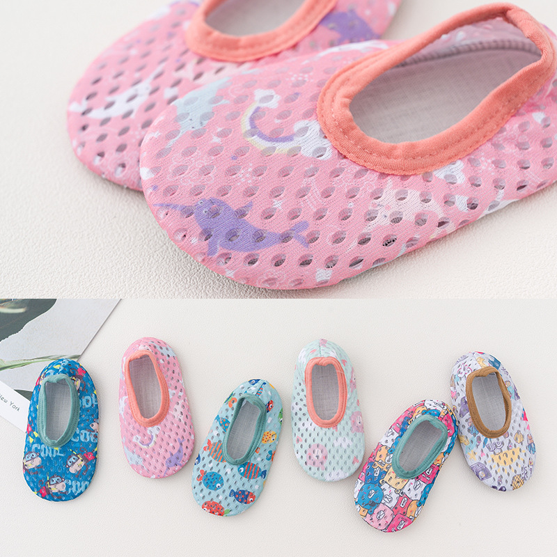 地板袜宝宝袜子儿童学步袜防滑袜套室内鞋袜春夏季网眼超薄款A16|ms