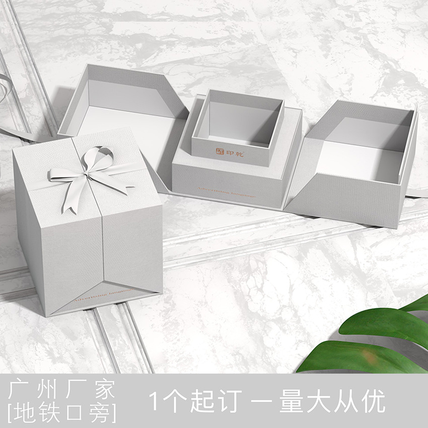 情人节花盒 手表永生玫瑰花正方形礼盒定制野兽派包装 礼品盒厂家