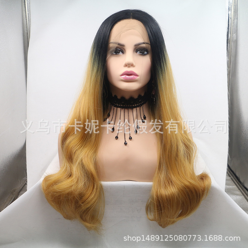Doble color Lace wig