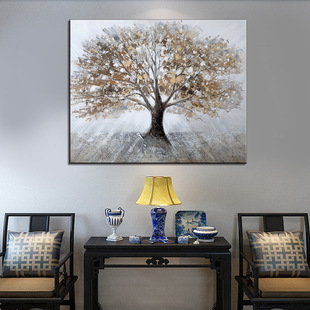 Modern Foreign Trade Pure Hand-painted Decorative Oil Painting Hotel Decoration Hanging Painting Hotel Decoration Bedside Painting Home Oil Painting