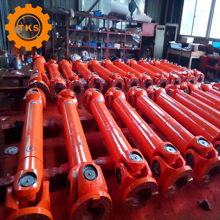 SWCI200十字轴万向联轴器轻型传动轴伸缩法兰盘非标加工苏州厂家