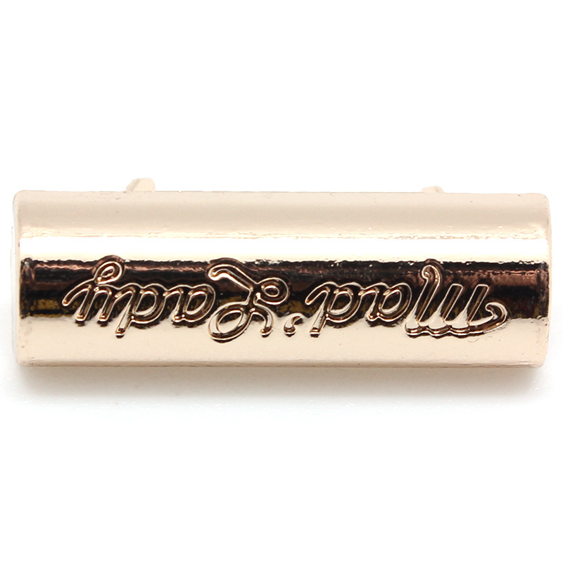 金属铭牌制作 箱包工作牌拉丝logo五金压铸蚀刻高光铭牌来样制作