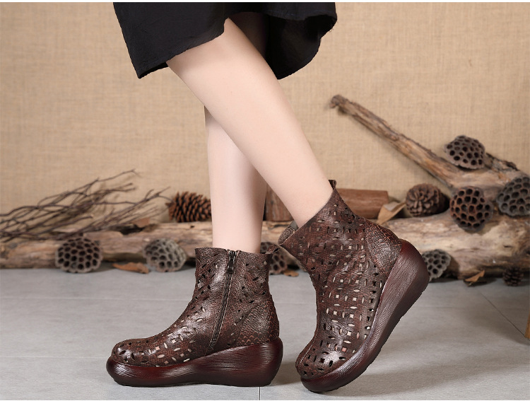 Bottes femme RUOLAN en En cuir - Ref 3355136 Image 27