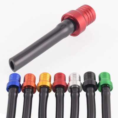 Off-road motorcycle accessories fuel tank cap breathable cap aluminum alloy one-way breathable valve oil pipe aluminum alloy fuel tank cap