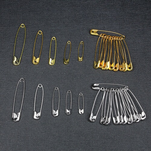 Iron pins, small pins, DIY hand-knitted sweaters, sweater markings, anti-tackle pin buckle safety pins, 50 pcs