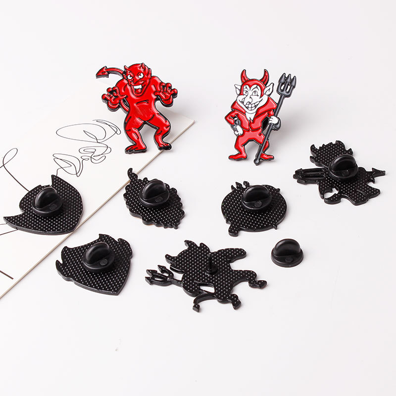 Cartoon Dämonen Charakter Legierung Brosche Kreative Anstecknadel_voghion.com