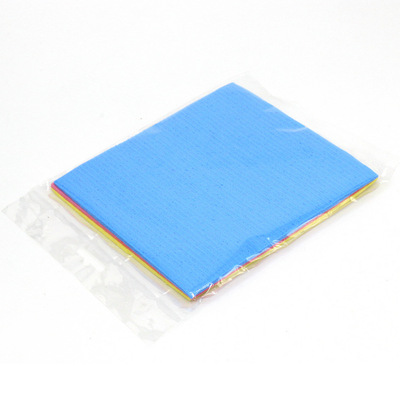 零售 3片/包  木浆海绵抹布 厨用木浆棉抹布方巾