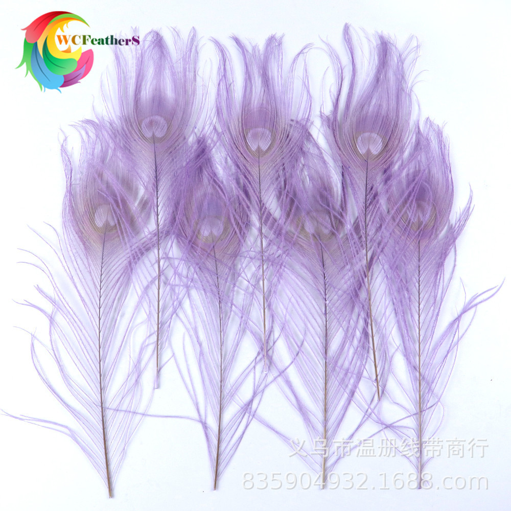 温册厂家直销天然孔雀羽毛DIY家居花瓶装饰婚庆道具新娘胸花材料详情图9