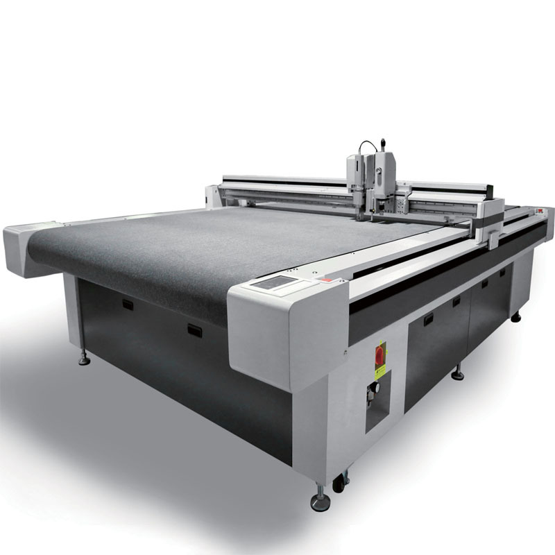 鞋帽皮具数汽车控裁剪机皮料自动送料切割裁剪机