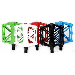 Mountain bike pedal box, all-aluminum material, anti-slip, enlarged and widened, all-aluminum ball bearing pedal